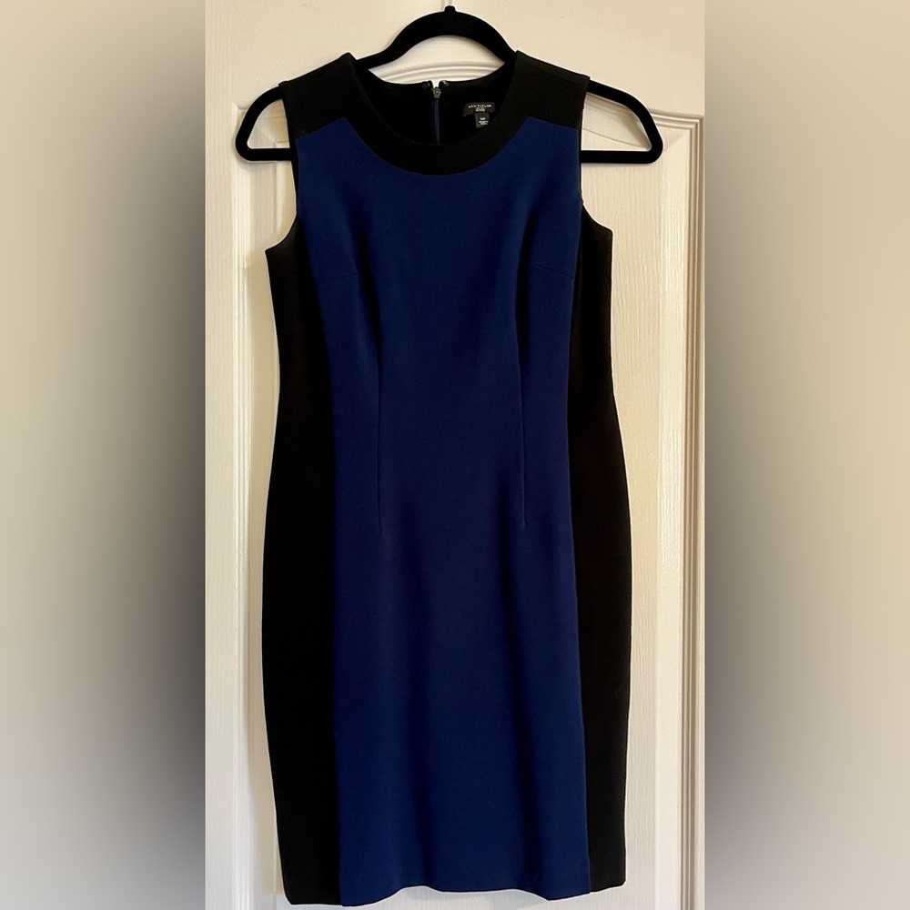 Ann Taylor Black & Blue Dress 0P